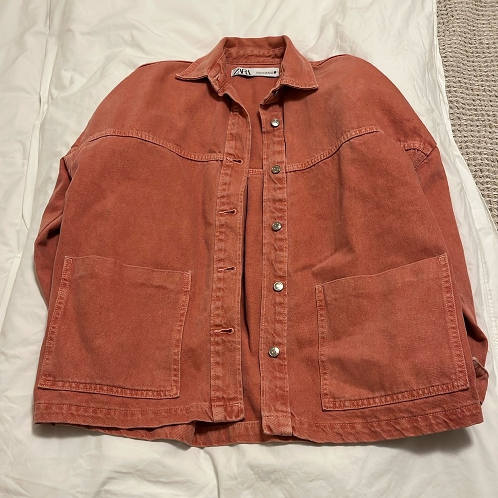 Zara Fisherman Jean Jacket